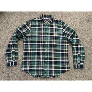 Polo Ralph Lauren 2XL Classic Fit Plaid Oxford Button Down Shirt Long Sleeve